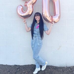 Good American Denim Jumpsuit